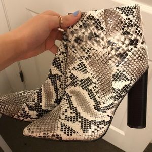 Stunning snakeskin boots